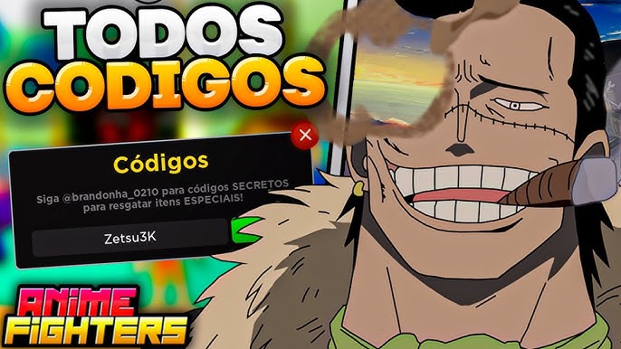 Roblox - Códigos para o Anime Fighting Simulator (julho 2023)