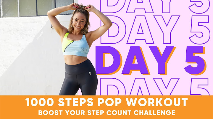1000 Steps Pop Workout I 5 Day Small Steps Challenge | Boost Your Step Count - Day 5