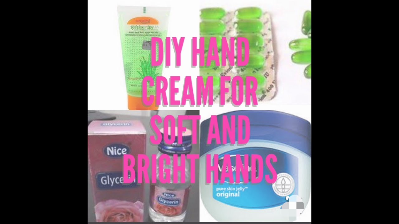 DIY HAND CREAM FOR SOFT AND BRIGHT HANDS #diyhandcream # ...