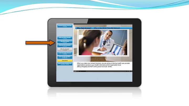 Understanding a Sample Patient Experience in the eConsent Trial Project