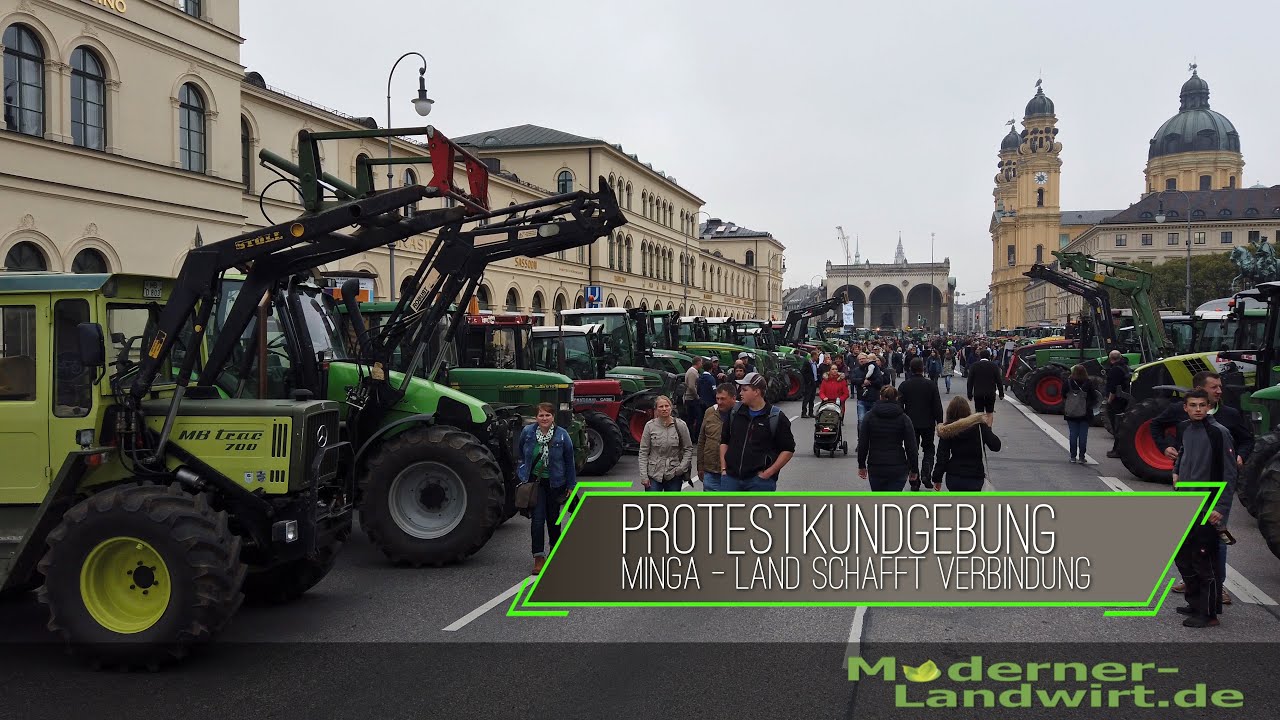 Bauerndemo / Protestkundgebung in München 22.10.2019 Land schafft Verbindung Bauern Bauerndemo / Protestkundgebung in München 22.10.2019 Land schafft Verbindung Bauern