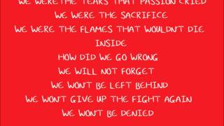 Red- Who We Are (lyrics on screen)