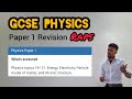 Gcse physics paper 1 revision raps
