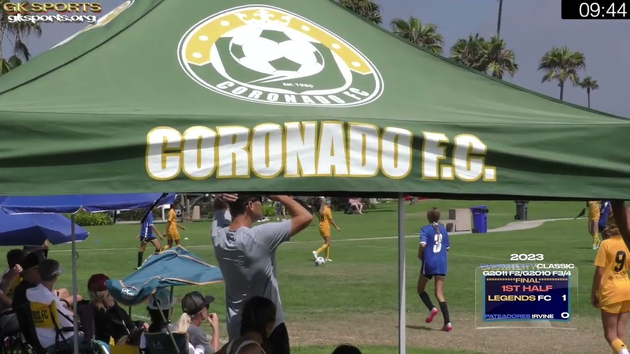 2023 CROWN CITY CLASSIC FINAL G2011 F2/G2010 F3/4 LEGENDS FC  G2011 VS PATEADORES IRVINE G2010