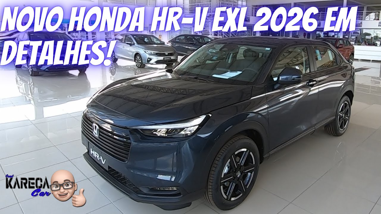 Novo Honda HR-V EXL 2026 em detalhes!