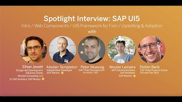 SAPUI5 | SAP Mentors Spotlight Interview Part 1