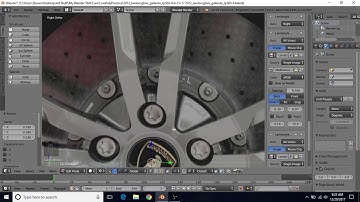 Model A Lamborghini Gallardo LP560-4 in Blender - Tutorial Part 30 - 4th Rim