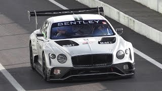 2018 Bentley Continental GT3 Testing at Monza: 4.0 Twin-Turbo V8 Roar!