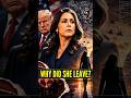 The REAL REASON Tulsi Gabbard Is Leaving as DNI?