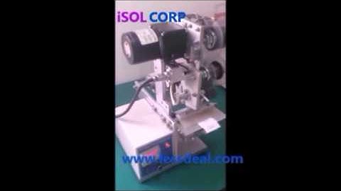Automatic Label Dispenser Com Coding Machine AL-1180D  - Call: +91-9654171737