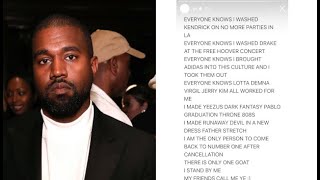 Kanye West Disses Drake and Kendrick For NO REASON!! Resimi