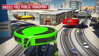 Gyroscopic bus simulator 3D | Futuristic public transportation | BEST android iOS gameplay HD ep04 screenshot 1