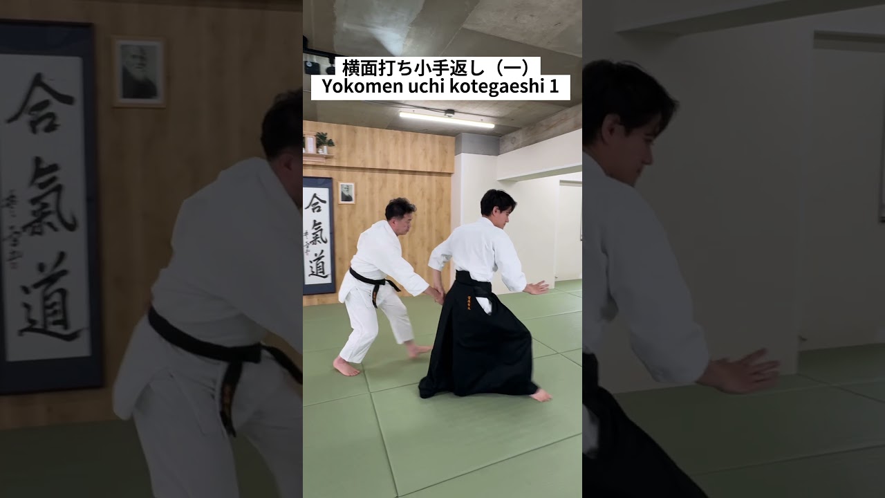 横面打ち小手返し(一)Yokomen uchi kotegaeshi 1