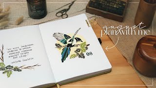 August Bullet Journal Plan With Me | Magpie Theme 