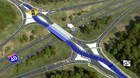 Diverging Diamond Interchange Visualization - DayDayNews