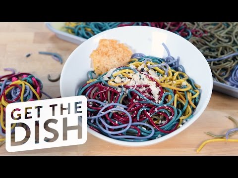 How to Make Naturally-Dyed Rainbow Pasta | Get the Dish