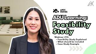 Webinar 13: Understanding ADU Feasibility Studies: What You Need to Know Before Building