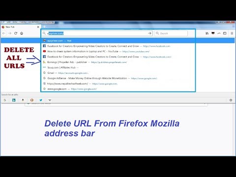 वीडियो: फ़ायरफ़ॉक्स में लॉग कैसे हटाएं