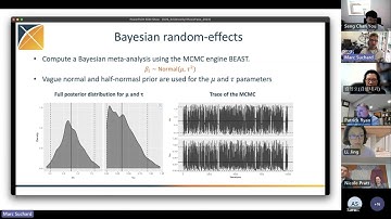 SOS Challenge Tutorial: Evidence Synthesis (Marc Suchard, May 16)