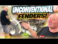 Unconventional Custom Fiberglass Fenders: Little Jewel Gets New Shoes!