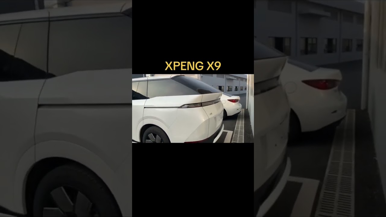 XPENG X9 MPV evcar, battery range 610-702KM 