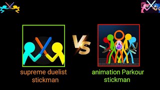 SUPREME DUELIST STICKMAN 🇷🇺 VS ANIMATION PARKOUR 🇻🇳 🇧🇷 #stickman #animation #gaming ‎@alanbecker