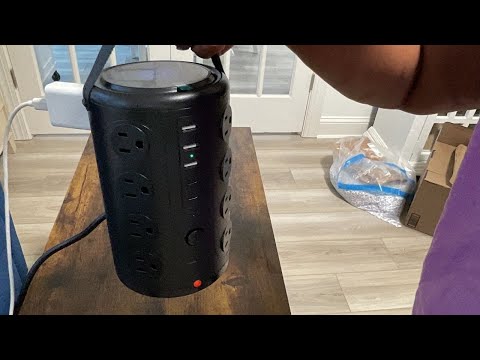 Tower Power Strip Surge Protector with 16 Outlets and 5 USB Ports Overview | Is it worth it? #ad