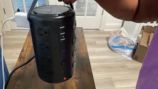 Tower Power Strip Surge Protector with 16 Outlets and 5 USB Ports Overview | Is it worth it? #ad