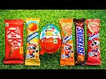 KITKAT LOLLIPOP KINDERJOY SNICKERS   LOLLIPOPS CHOCOLATE  UNBOXING VIDEO DAIRY MILK #Kinder joy 