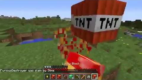 Pat and Jen PopularMMOs Minecraft Spider Challenge Games Lucky Block Mod Modded Mini game