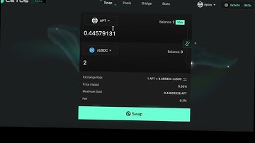 Tutorial Video introducing how to swap and add liquidity on Cetus which is live on Aptos mainnet