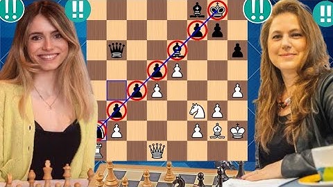 Over Thinking chess Game : 100 By Judit Polgár vs Anna Cramling #chesscom #chess #chessopenings 