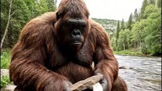 Bigfoot Vlog 7 Nature Shower no Soap needed! | transparent cleaning | sexy hot try on haul | thong