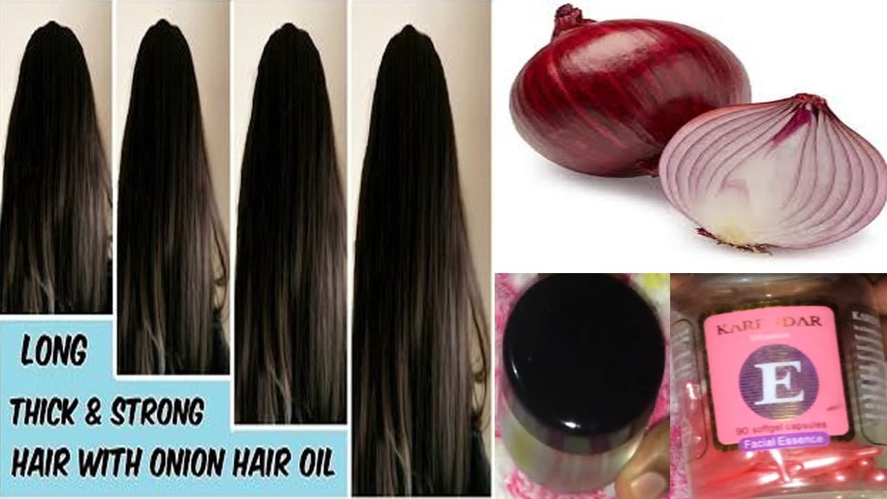 How To Grow Hair Fast', Make Onion Hair Oil Faster Hair Growth And Stop