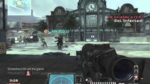 Multi-kill with Barrett.50 Cal on Infected