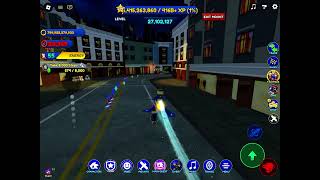Roblox: Sonic Speed Simulator soundtracks: Cyclone: walking (red laser/target-defeat robots) screenshot 5