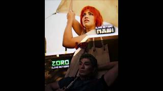 zoro(live action) VS nami(live action) |who is strongest edit | #nanami #zoro #nami #wis #edit