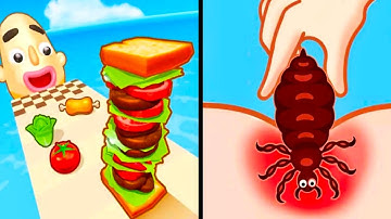 Help Me Tricky Story vs Sandwich Runner - All Levels Gameplay (Android,iOS) Part 39