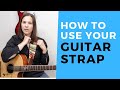 How To Use Your Guitar Strap Acoustic Guitar