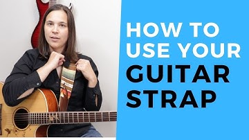 How To Use Your Guitar Strap Acoustic Guitar