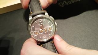 Eberhard Chrono 4 130 on Baselworld 2017 Review - YouTube