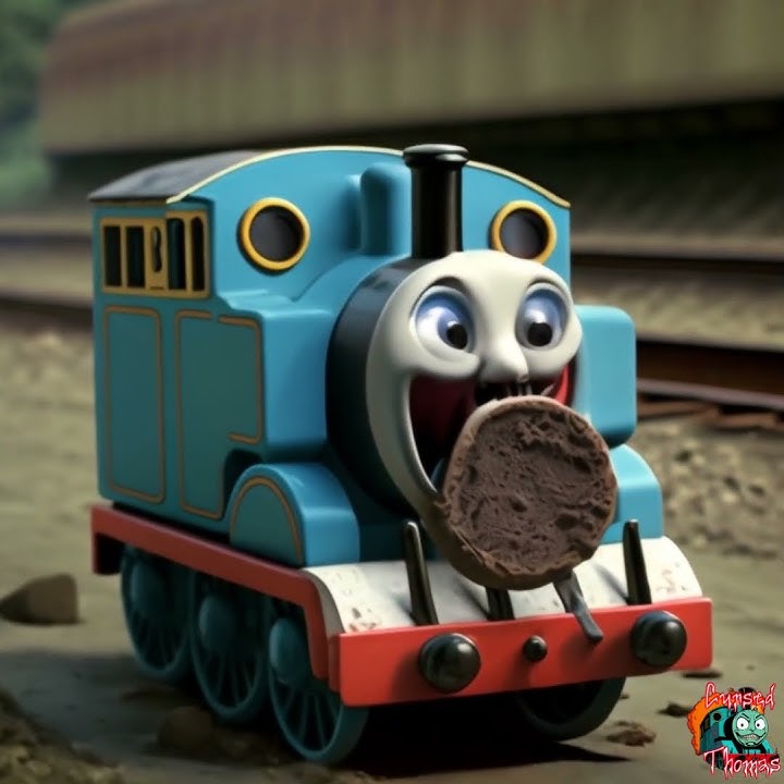 REAL CURSED THOMAS TRAIN JELLY COOKIE EATER VS CHOCOLATE TRAIN VS THOMAS TRAIN  #cursedthomas
