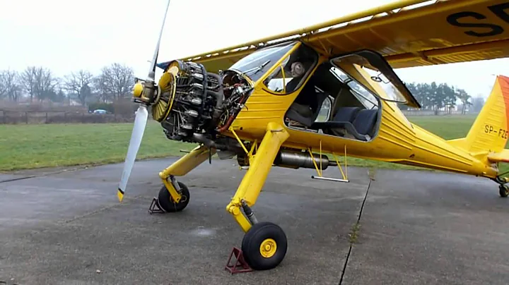 PZL 104 WILGA ENGINE START UP AFTER LONG STOP HD