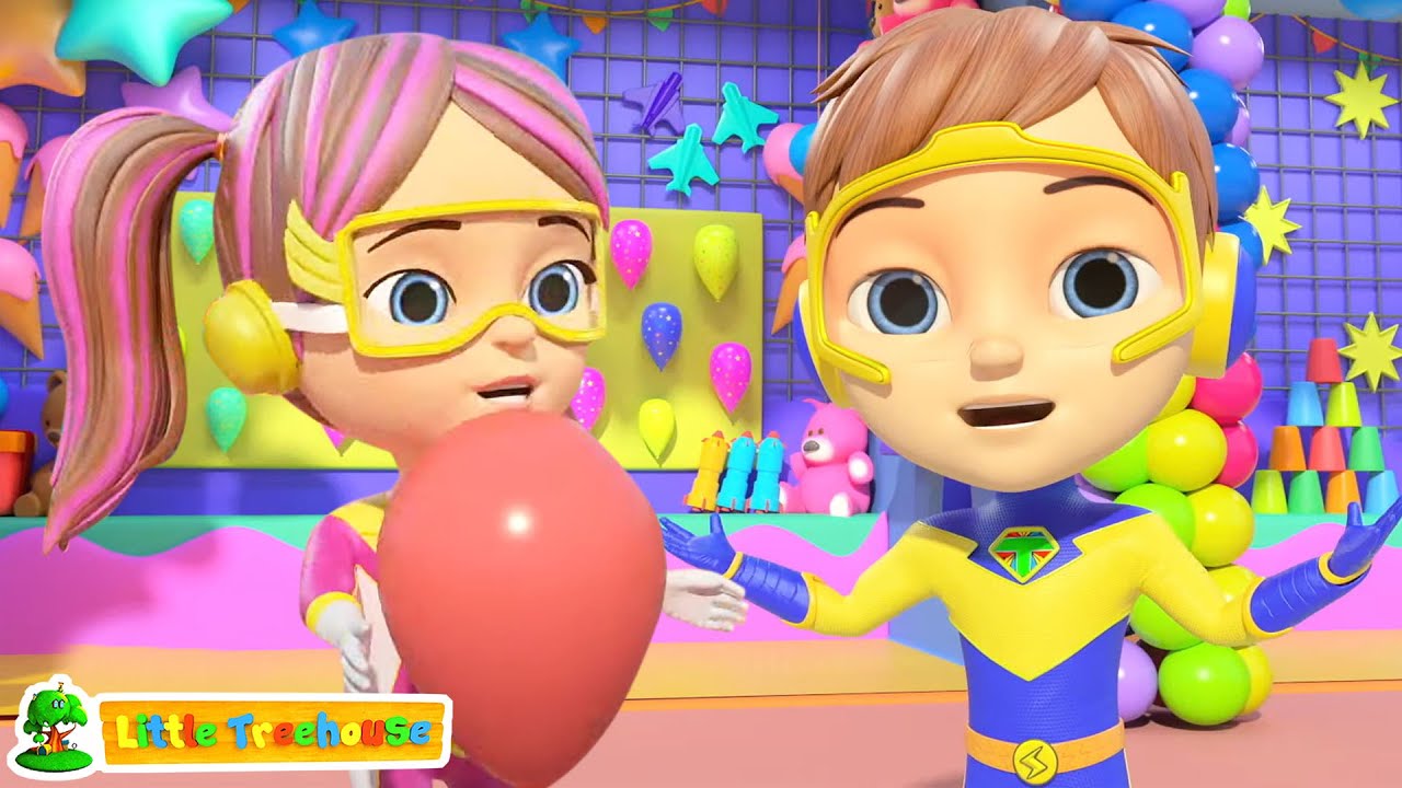 Let's Play With Balloons + More Nursery Rhymes & Cartoon Videos for Kids