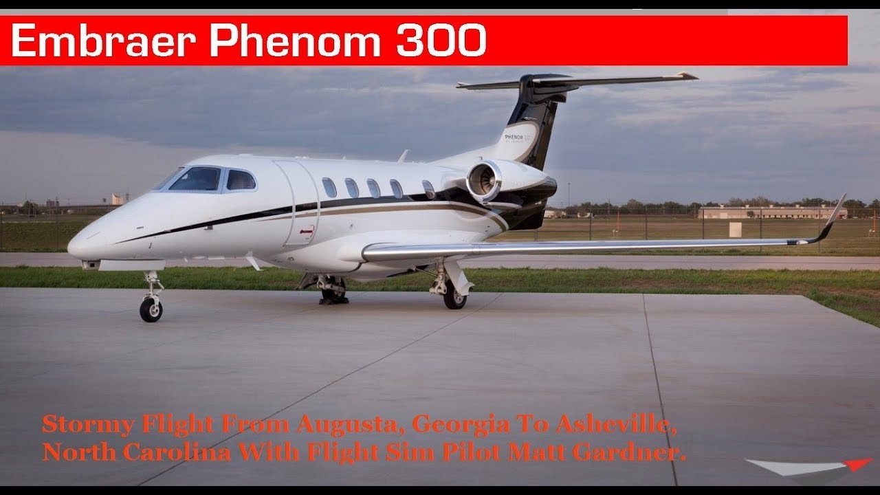 Embraer Phenom 300 FSX Storm Flight