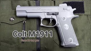 Assembling Colt M1911...6mm bb toy gun screenshot 2