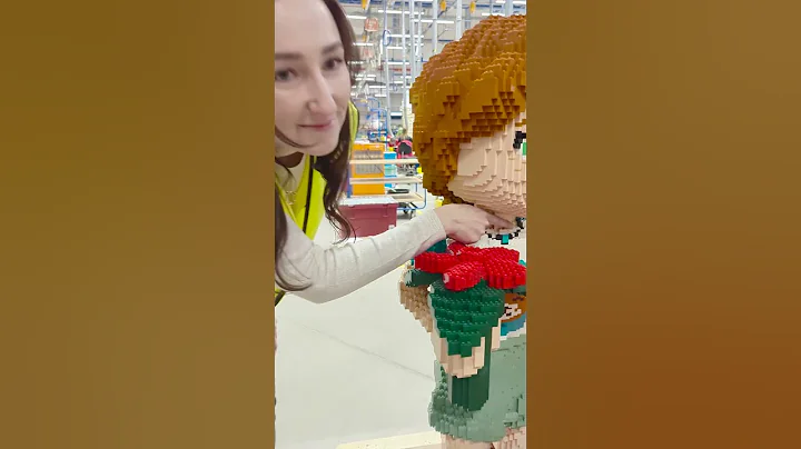 A Day In The Life as a LEGO Big Build Designer | #LEGOFriends #Shorts #LEGO