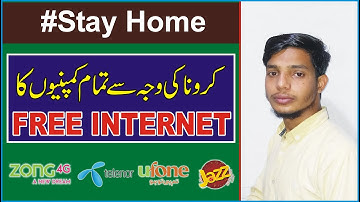 Free Internet Data Offer For All Network Jazz, Zong, Telenor, Ufone (2020)