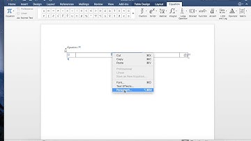 Mac Word 2016 equation numbering: No need of MathType (updated)