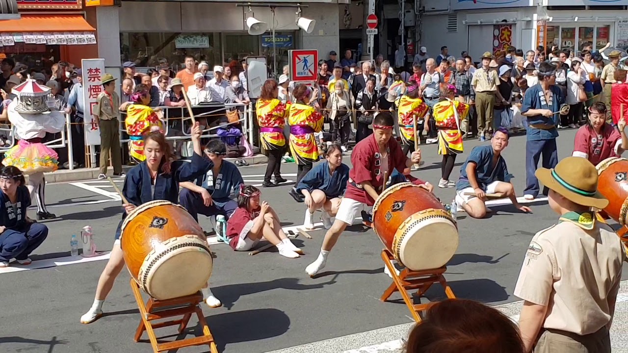 Akabane Baka Matsuri drummers